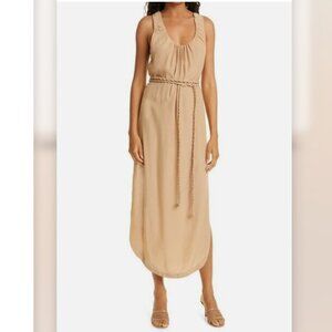 A.L.C Keane Belted Tank Dress In Toffee